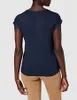 VILA Satin Blusen T-Shirt Kurzarm Basic Glänzendes Oberteil Produktbild-Vorschau 8
