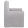 vidaXL Detská pohovka Light Grey Soft Plush Náhľad obrázku produktu 4