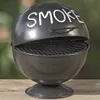 LS-LebenStil XL Sturmaschenbecher Metall Smoke Schwarz 15cm Produktbild-Vorschau 2