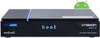 A black Octagon SPIRIT PRO V2 4K UHD HDR10+ Android TV OTT IP Media Streaming Box is shown on a white background with an Android robot graphic overlaid at the top. Produktbild-Vorschau