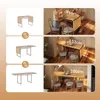 SoBuy Tavolo a muro Estensibile con piano in legno Stile Anteprima dell’immagine prodotto 7