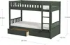 FURNLUX Etagenbett Viggo Grün 90x200cm / Hauptfarbe: Grün / Produktbild-Vorschau 8