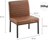 XXL - Stuhl Wingston hellbraun Produktbild-Vorschau 7