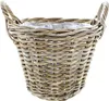 Pflanzkorb aus Rattan, groß, Blumen Pflanz Korb Kübel Topf Produktbild-Vorschau 1
