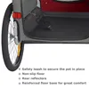 DOGGYHUT® Premium MEDIUM remorque à vélo 2en1 pour chien et Voir les images du produit 6