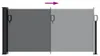 vidaXL Bočná výsuvná markíza čierna 100x300 cm Náhľad obrázku produktu 6