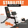 DH FitLife Hantelbank klappbar mit Curlbank & Beinstrecker Produktbild-Vorschau 7