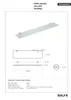 BALFA Glasablage Zink Chrom poliert 600x20x120 mm für Bad & Produktbild-Vorschau 2