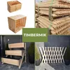 TIMBERMIK Półpalisada Drewniana ½ Ø7 cm 8 szt. 160 cm Podgląd zdjęcia produktu 6