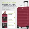 Juskys Hartschale Kofferset Reisekoffer 3 teilig - Produktbild-Vorschau 6
