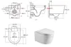SAT FINE Wand-WC kurz 48 cm mit SoftClose WC-Sitz und Produktbild-Vorschau 19
