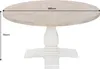 riess-ambiente Esstisch HAMPTONS 140cm hellbraun creme Produktbild-Vorschau 2