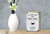 Holzschild Spruch Hund Ich arbeite hart damit mein 12x18 cm Produktbild-Vorschau 5