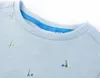 Kinder T-Shirt 116 Hellblau 100 % Baumwolle mit Tretroller Produktbild-Vorschau 3