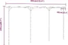 vidaXL Pergola Bambus 385x40x205 cm Produktbild-Vorschau 7