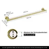 Badezimmer Handtuchhalter aus Edelstahl, 50 cm gebürstet, Produktbild-Vorschau 5