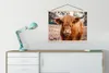MuchoWow® Textilposter Kuh - Schottischer Hochländer - Produktbild-Vorschau 3
