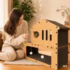 Drapak kartonowy, 62 cm, domek dla kota, wielopoziomowy, z Podgląd zdjęcia produktu 2