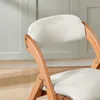 SoBuy Skládací židle dřevěná čalouněná sada 2 ergonomických Náhled obrázku produktu 6