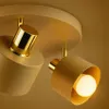 LUXOLAR - LED Deckenleuchte 3-flammig Beige/Gold E27 60W - Produktbild-Vorschau 8