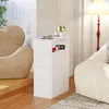 Table de chevet, avec 3 tiroirs, compartiment ouvert, 2 Voir les images du produit 2