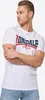 Herren T-Shirt normale Passform TWO TONE White XXXL Produktbild-Vorschau 1