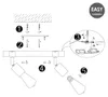 Home Sweet Home Rural LED-Aufbauspot Denton 2L - Anthrazit Produktbild-Vorschau 6