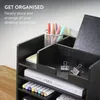 Navaris Schreibtisch Organizer Ablage aus Bambus - Produktbild-Vorschau 5