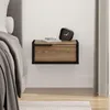 Skye Decor, Hochwertiger Nachttisch, Schwarz Holz & Oud, 40 Produktbild-Vorschau 2