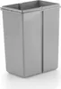 WESCO® Cestino di ricambio, grigio alluminio, 8 litri - Anteprima dell’immagine prodotto 2