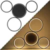ZMH LED Deckenleuchte Warmweiß Wohnzimmer Modern Ring Produktbild-Vorschau 16