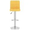 The Living Store Barhocker 2 Stk. Senfgelb Stoff Produktbild-Vorschau 5