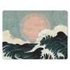 MuchoWow® Mauspad Mousepad Jahrgang - Meer - Wellen - Sonne Produktbild-Vorschau 1