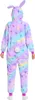 Onesie Kigurumi Pigiama Costume Travestimento Coniglio XXL: Anteprima dell’immagine prodotto 3
