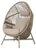 home24 Gartensessel - Eisen / Polyester Produktbild-Vorschau 2