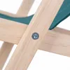 Mucola Strandstuhl klappbar Strandliege Holz Liegestuhl Produktbild-Vorschau 14