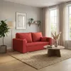 2-Sitzer-Sofa mit Schlaffunktion MONDO - Rot Produktbild-Vorschau 2