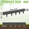 XMTECH Bordure de pelouse 5m Palissade de jardin aspect Voir les images du produit 2