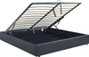 Lit rembourré 'Nola' avec matelas et coffre de lit 160 x Voir les images du produit 5
