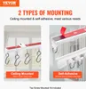 VEVOR Deckenvorhangschienen-Set, 3 m, selbstklebendes Produktbild-Vorschau 2