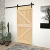 Dvere vidaXL NARVIK prírodná farba 90 x 210 cm z masívneho Náhľad obrázku produktu 2