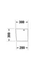 Duravit Halbsäule ME by Starck 170 x 300 mm weiß Produktbild-Vorschau 4