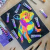 Mont Marte Neon Acrylfarben Set 8 × 18 ml Tuben  – Produktbild-Vorschau 4