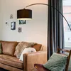 Smarte Moderne Bogenlampe Schwarz inkl  A60 WiFi Vinossa Produktbild-Vorschau 9