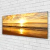 Glasbilder 125x50 Wandbild Druck auf Glas Meer Sonne Produktbild-Vorschau 2