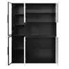 Merax Hochschrank mit LED-Leuchten, Vitrine mit Produktbild-Vorschau 12