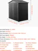VEVOR kovová kůlna na nářadí, kůlna na nářadí s Náhled obrázku produktu 7