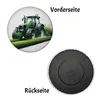 Traktor bei der Feldarbeit Magnet rund rund Produktbild-Vorschau 2