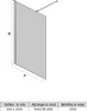 SONNI Walk-in-Dusche 80x200cm,Duschwand Duschabtrennung 8mm Produktbild-Vorschau 7