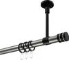 Interdeco Gardinenstange / Vorhangstange Edelstahl-Optik / Produktbild-Vorschau 1